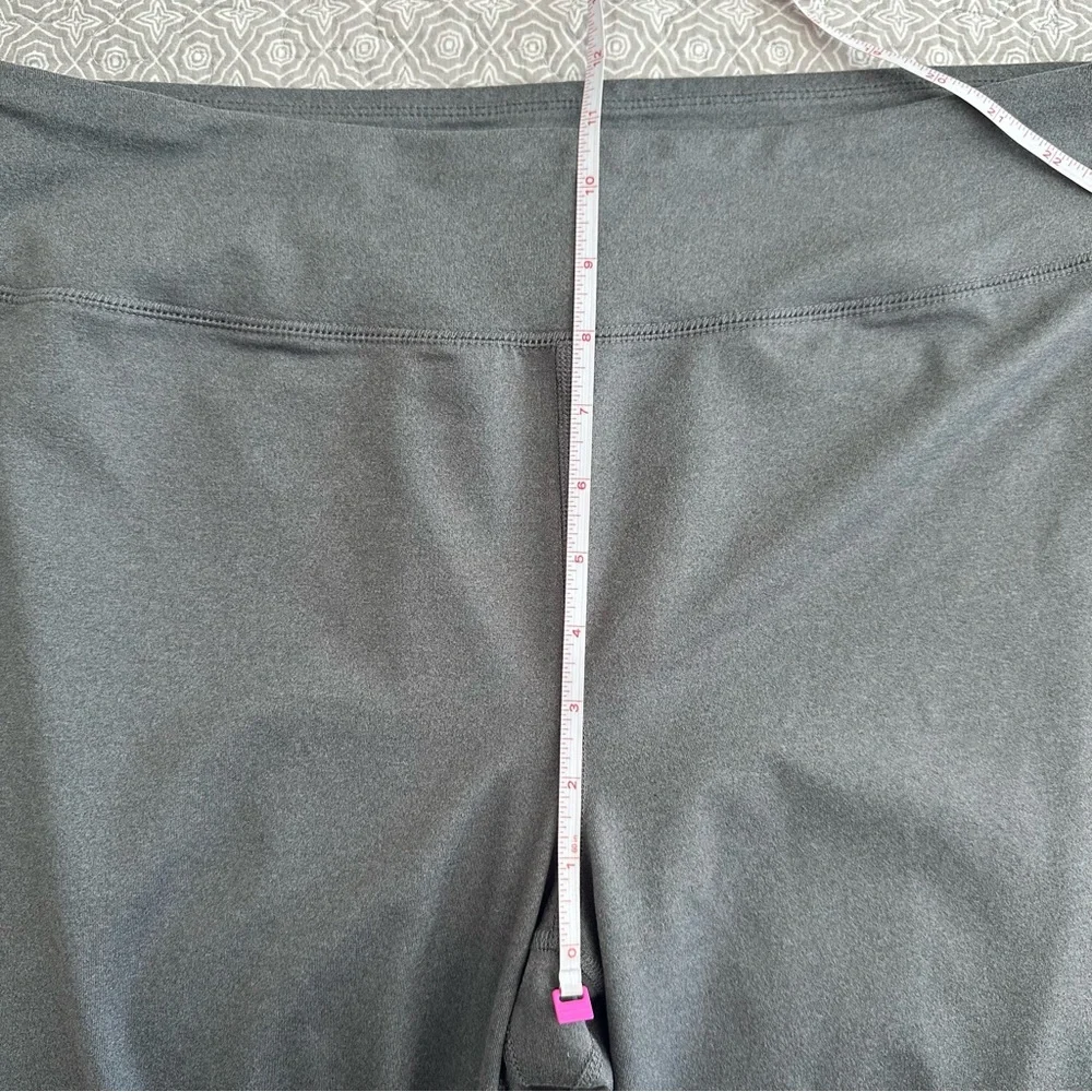 Lands' End Women’s Gray Pull-on Wide Leg Stretch Pants Leggings Size L 14-16